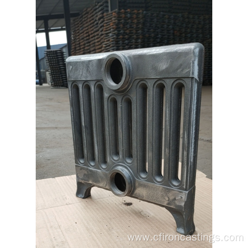 Nine column cast iron radiator